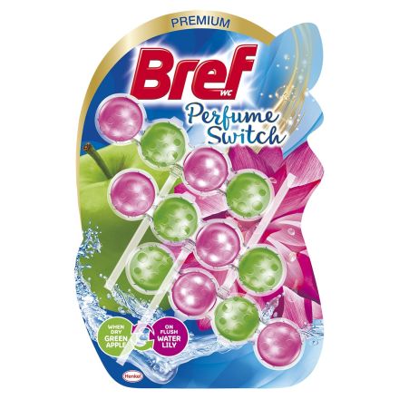 BREF PERFUME SWITCH APPLE-WATER LILY Ароматизатор за тоалетна, 3x50гр.
