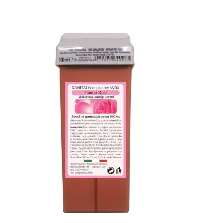 XANITALIA Восък за депилация Ролон Titanio Rosa 100 мл