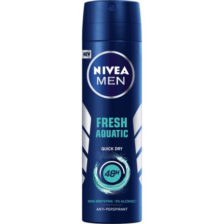NIVEA MEN Мъжки део спрей Fresh Aquatic, 150мл