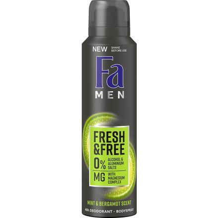 FA MEN Мъжки део спрей Mint & Bergamot, 150мл
