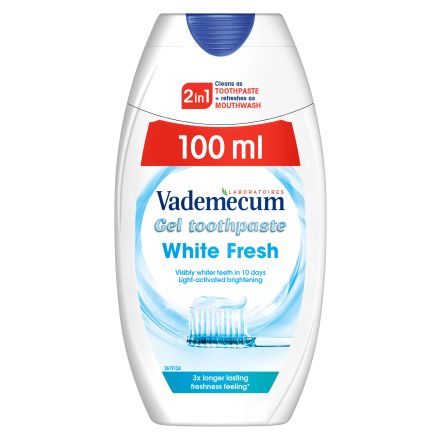 VADEMECUM 2IN1 WHITE FRESH Паста за зъби, 100 мл.