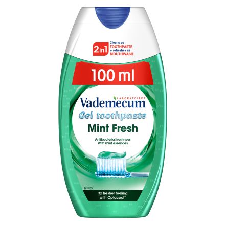 VADEMECUM 2IN1 MINT FRESH Паста за зъби, 100 мл.