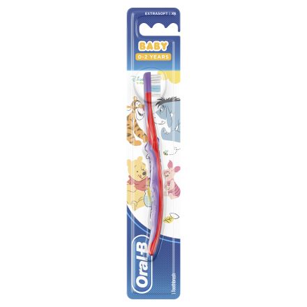 ORAL-B WINNIE THE POOH Детска четка за зъби, 0-2г.