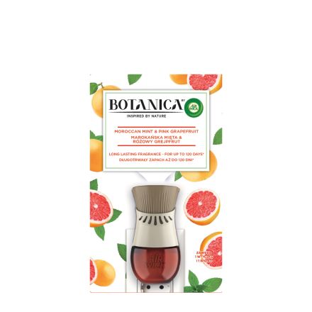 BOTANICA Електрически комплект Мента от Мароко и розов грейпфрут, 19мл.