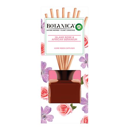 BОTANICA РатанBОTANICA Ратанови пръчици Островна роза и Африкански здравец, 80 мл.