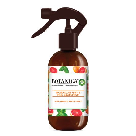 BOTANICA Спрей за стая Мента от Мароко и розов грейпфрут, 236мл.