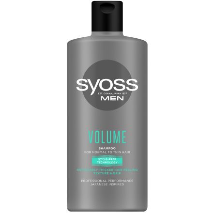 SYOSS MEN VOLUME Мъжки шампоан Обем за нормална към тънка коса, 440 мл.