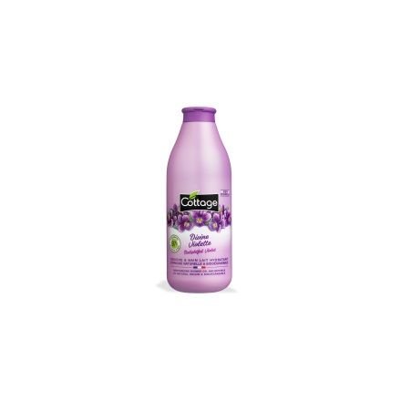 COTTAGE Delight Violet 97% натурален душ гел&пяна вана, 750мл.