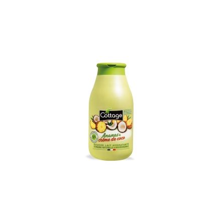 COTTAGE PINEAPPLE&COCO 97% Натурален крем душ гел за тяло, 250мл