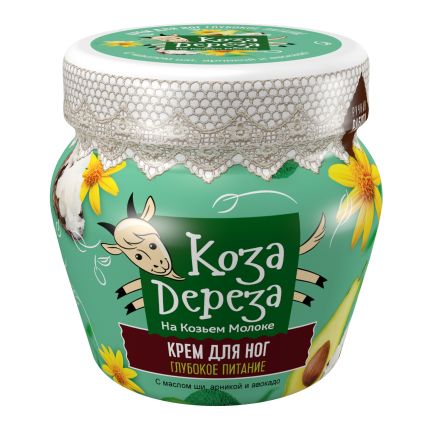 FITO COSMETIC KOZA DEREZA Крем за крака подхранващ 7853, 175 мл.