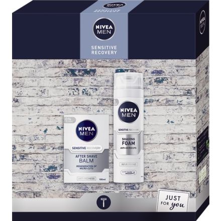 NIVEA MEN SENSITIVE RECOVERY Балсам за след бръснене Sensitive Recovery,100 мл+Пяна за бръснене Sensitive Recovery,200 мл