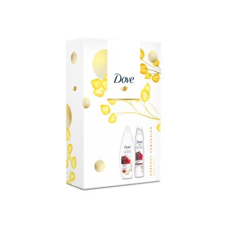 DOVE CACAO Подаръчен комплект Део спрей 150 мл + Душ гел 250 мл