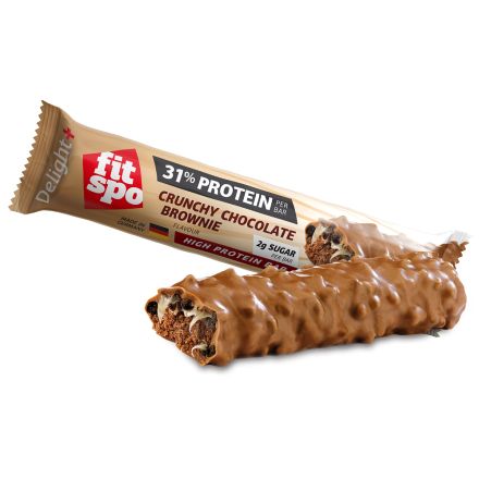 FIT SPO CRUNCHY Протеинов бар Шоколадово брауни, 64Г