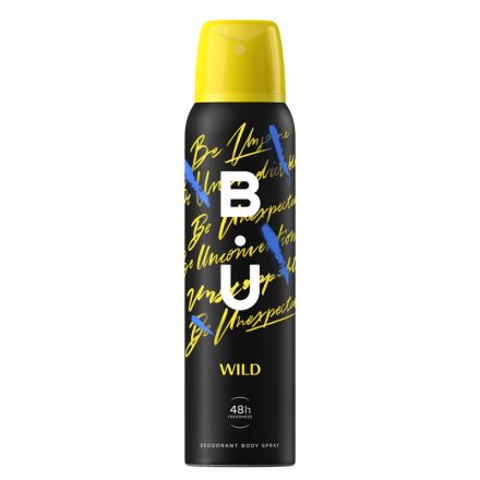 B.U WILD Дезодорант спрей ,150 мл.