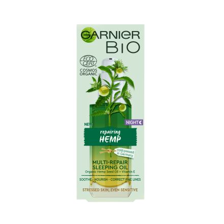 GARNIER BIO Hemp Възстановяващо нощно олио 30мл