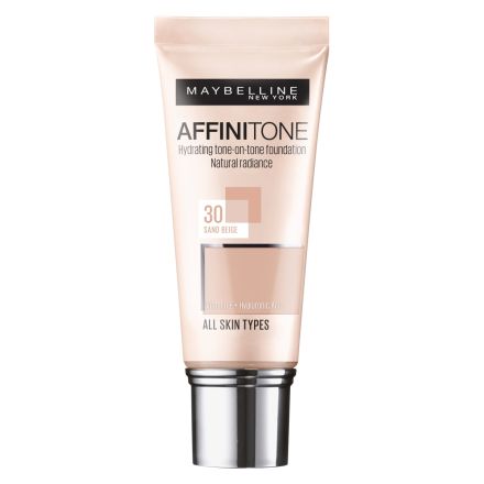 MAYBELLINE NEW YORK AFFINITONE Фон дьо тен 30 SAND BEIGE, 30 мл.