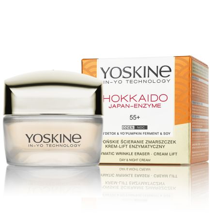 YOSKINE HOKKAIDO Дневен и нощен крем против бръчки 55+, 50мл