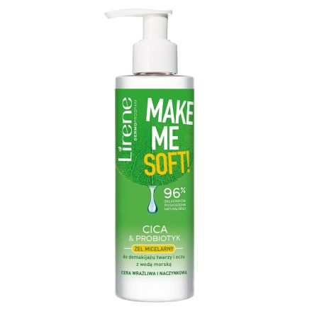 LIRENE MAKE ME SOF Мицеларен гел с центела и пробиотик, 75 мл.