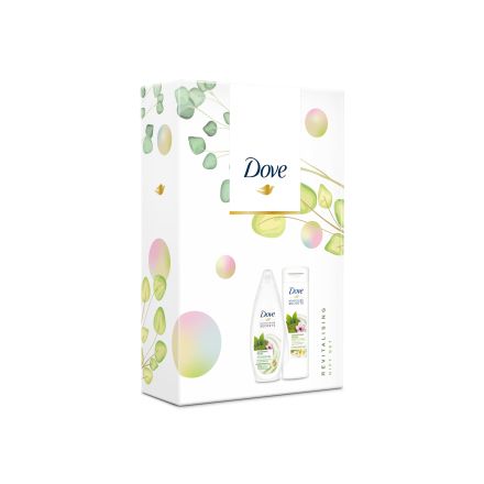 DOVE MATCHA Подаръчен комплект Лосион за тяло 250 мл + Душ гел 250 мл