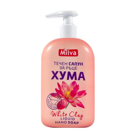 MILVA Течен сапун за ръце с хума, 300 мл.
