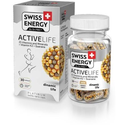 SWISS ENERGY Капсули активен живот, 30 бр.