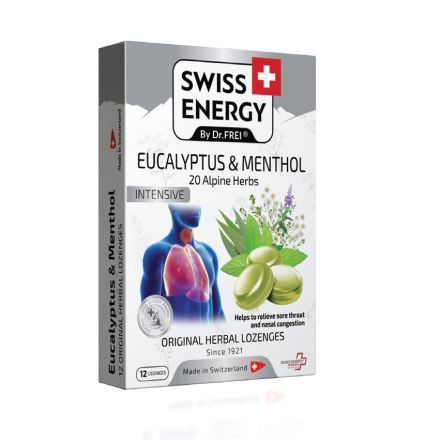 SWISS ENERGY БИЛКОВИ 20 herbs ЕВКАЛИПТ и МЕНТА