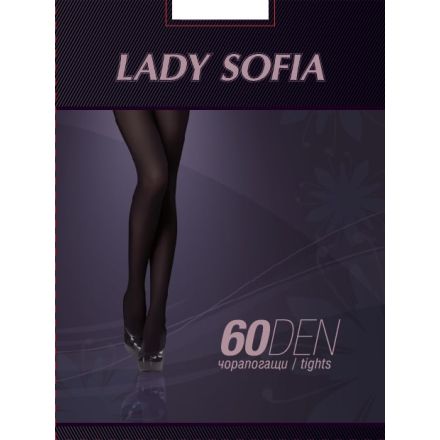 LADY SOFIA Дамски чорапогащи с микрофибър 60 DEN, без парче, р-р  S