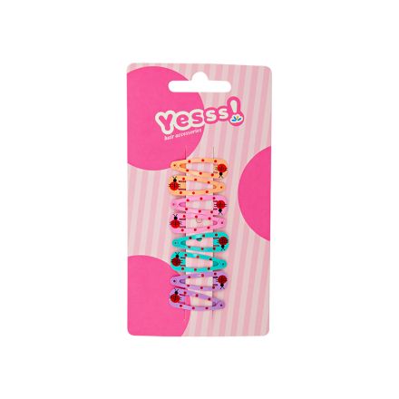 YESSS! Детски шноли за коса калинки, 8бр