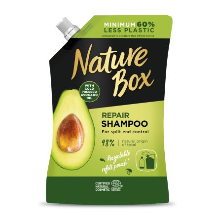 NATURE BOX Шампоан за коса Avocado Pouch, 500 мл