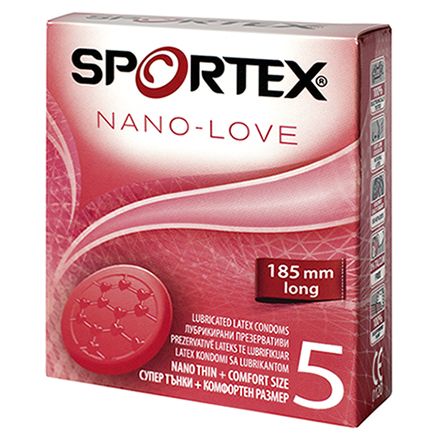 SPORTEX NANO LOVE Презервативи, 5 бр.