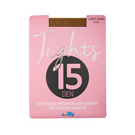 LILLY Чорапогащи 15 DEN 5, светъл
