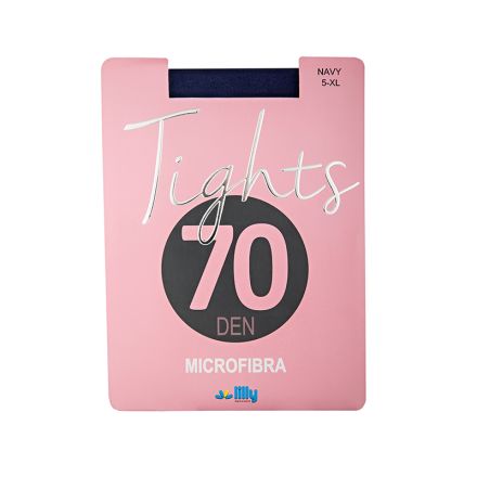 LILLY ЧОРАПОГАЩИ 70 DEN ТЪМНОСИН Р-Р 5