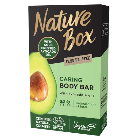 NATURE BOX Бар за тяло авокадо, 100гр.