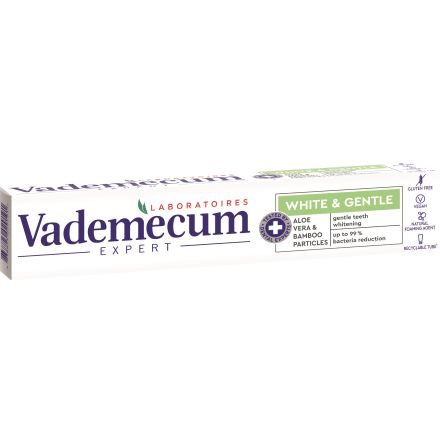 VADEMECUM PRO WHITE&GENTLE Паста за зъби, 75мл.