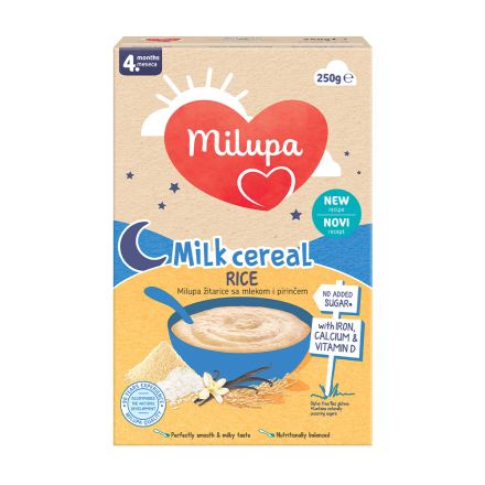 MILUPA Каша ориз, 250г
