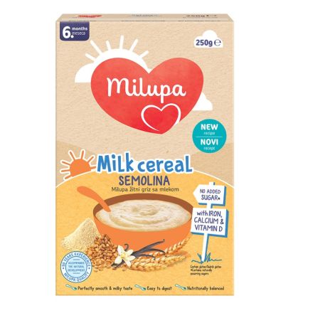MILUPA Каша грис, 250г