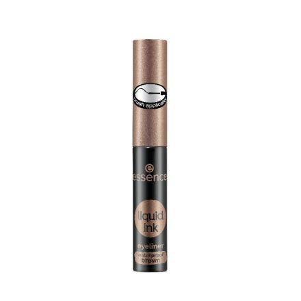 ESSENCE Очна линия течна мастило водоустойчива кафява 02, 3 мл
