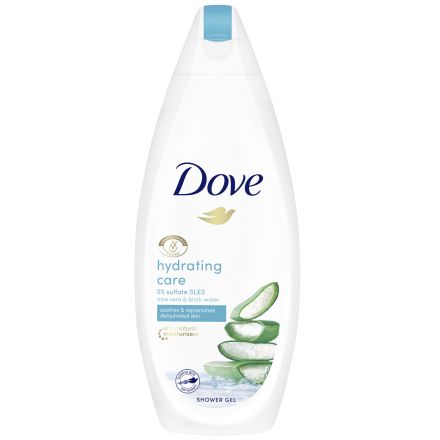  DOVE Душ гел хидратиращ Алое, 250 мл