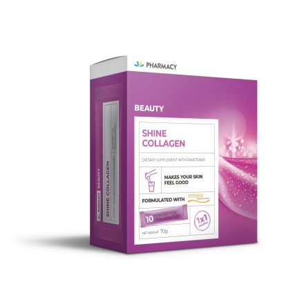 PHARMACY SHINE COLLAGEN Хранителна добавка, 10 сашета
