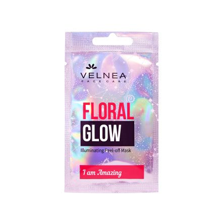 VELNEA HOLO FLORAL GLOW Маска за лице отлепяща се, 7 гр.