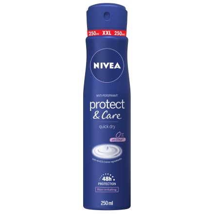 NIVEA Deo Спрей дамски Protect & Care XL size,250 мл
