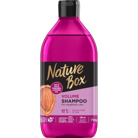 NATURE BOX Шампоан за обем и мекота с бадем, 385 мл.