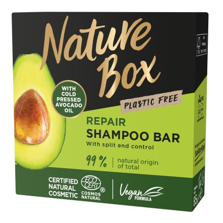 NATURE BOX Твърд шампоан авокадо, 85гр.