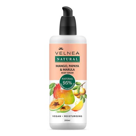 VELNEA NATURAL Серум за тяло манго, папая и марула 200мл
