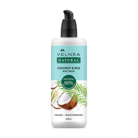 VELNEA NATURAL Серум за тяло кокос и ориз 200мл