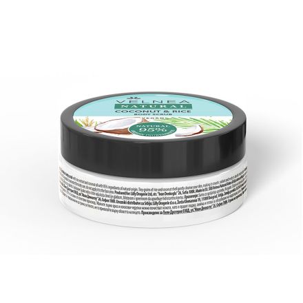VELNEA NATURAL Скраб за тяло кокос и ориз 200мл