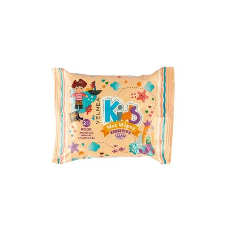 VELNEA KIDS Мокри кърпи сензитив, 20 бр.