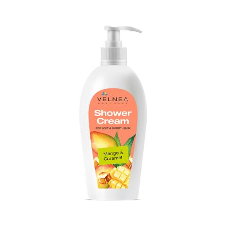 VELNEA MANGO&CARAMEL Кремообразен душ гел, 400мл