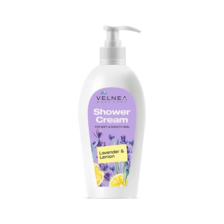 VELNEA LAVENDER&LEMON Кремообразен душ гел, 400мл