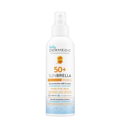 SUNBRELLA BABY Слънцезащитно мляко - спрей за деца SPF 50+ , от 6-тият месец, 150 млф